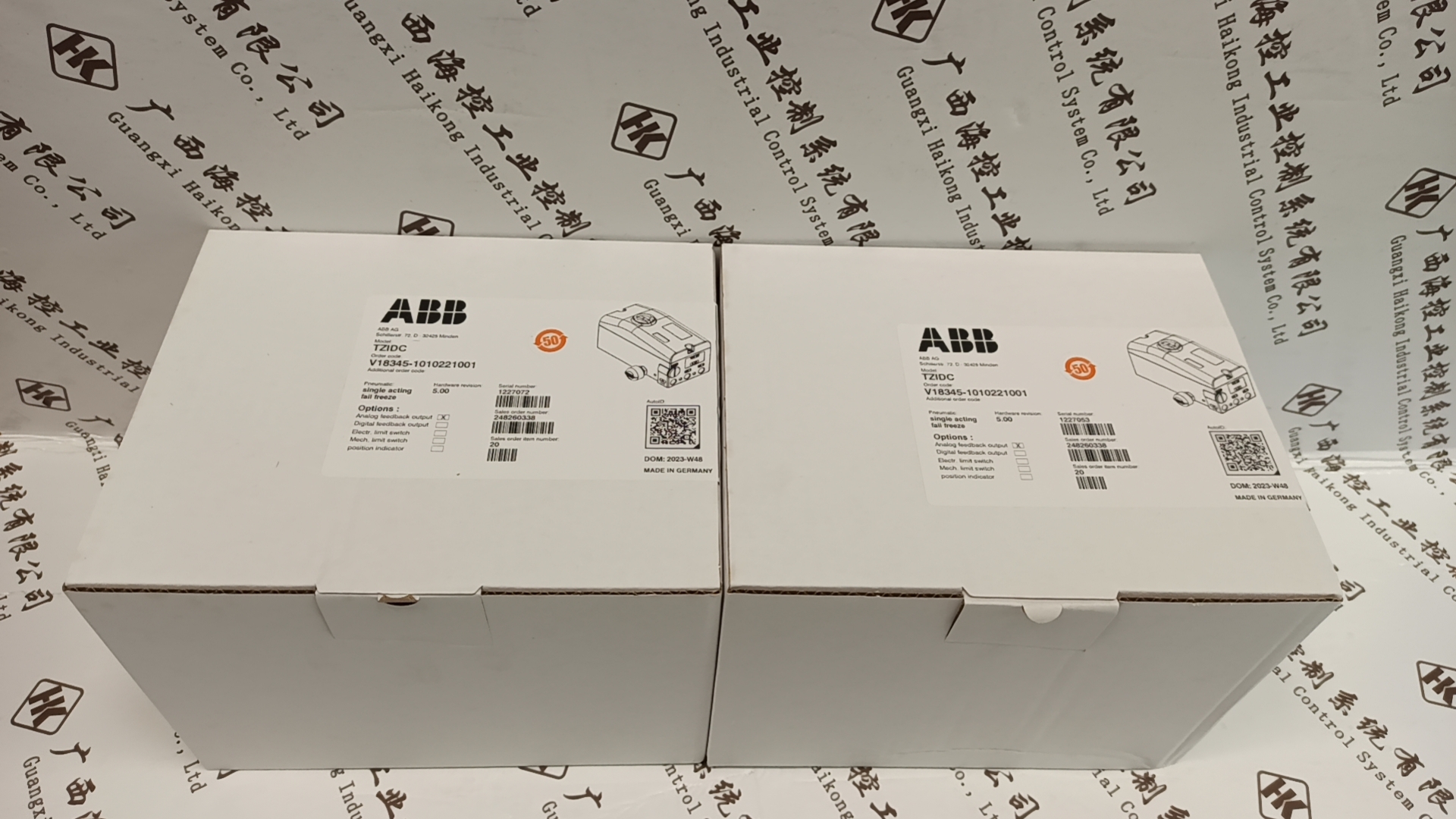 ABB V18345-1010221001阀门定位器